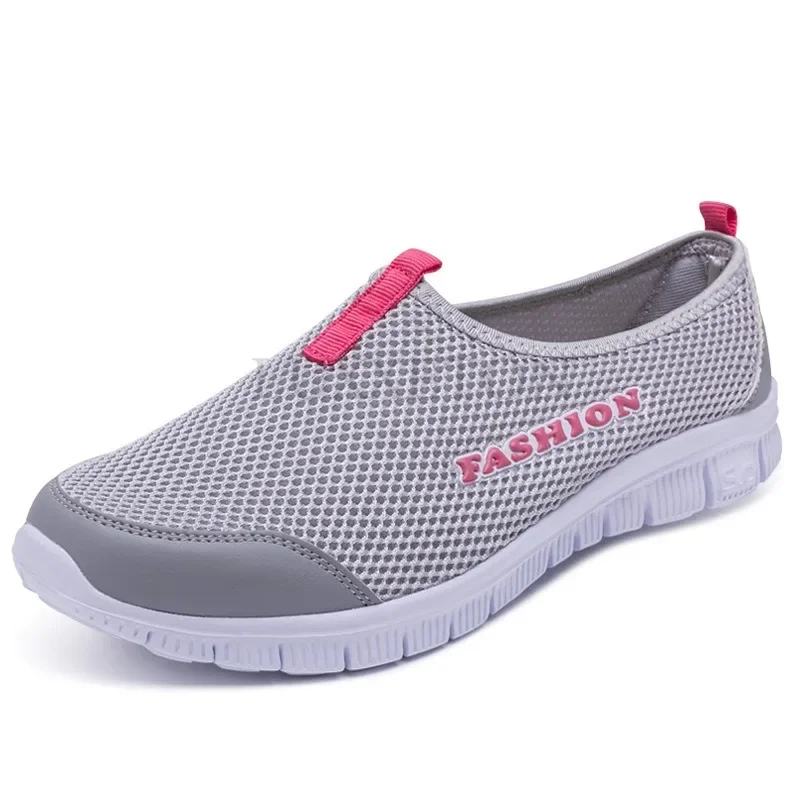 Mesh Shoes New Women Light Sneakers Summer Fall Breathable Comfortable Mesh Lady Big Size Casual Walking Outdoor Shoes