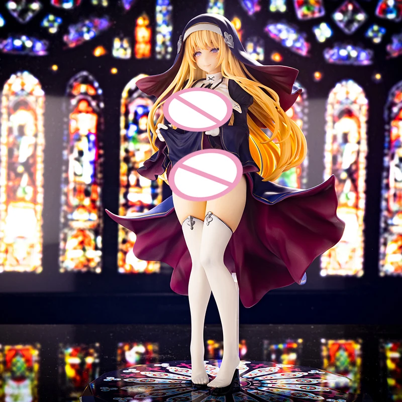 Vibrastar Original Character Charlotte Nun Japanese Anime Sexy Girl 1/6 PVC Action Figure Adult Collection Model Doll Toys Gift