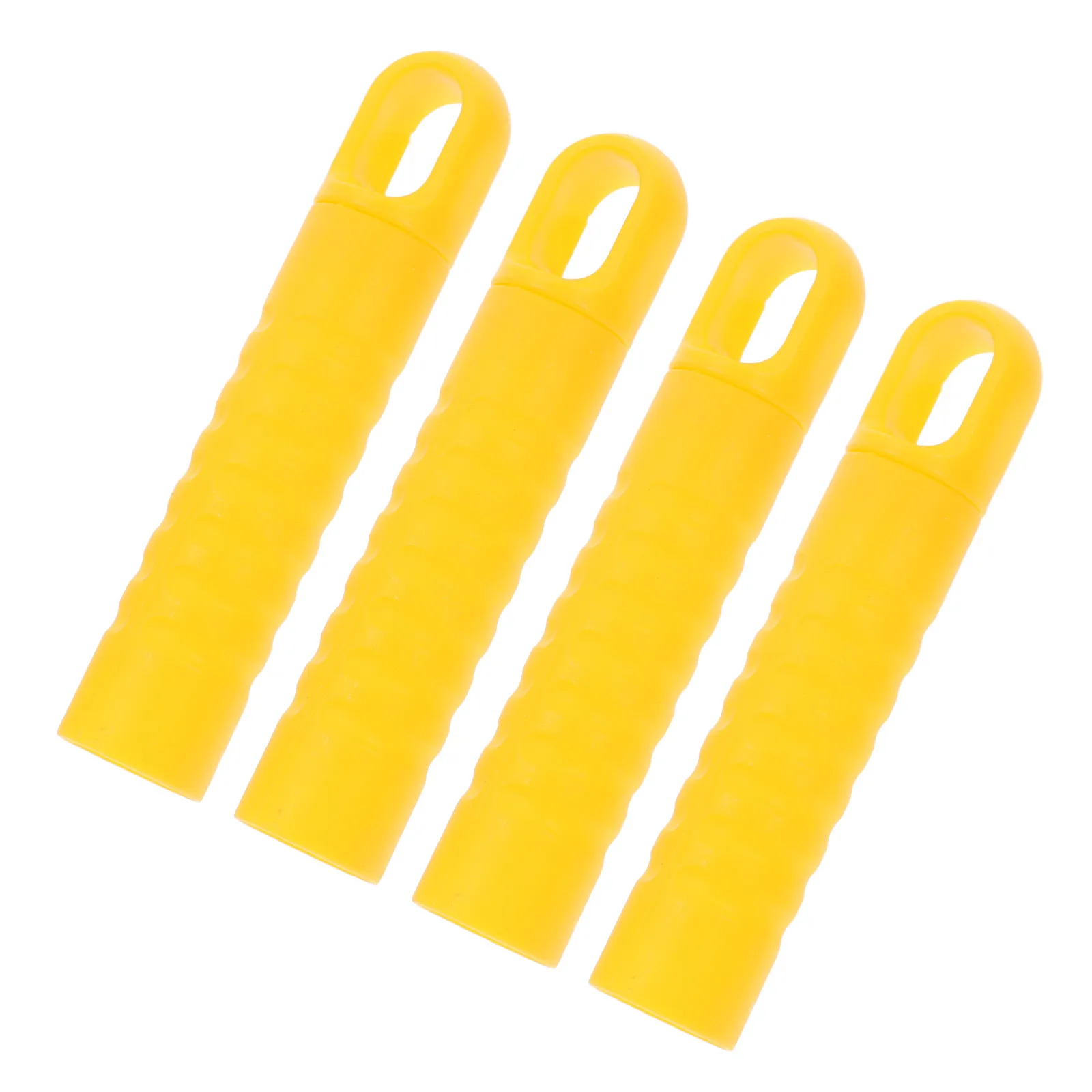 4Pcs Broom Handle Grip Sleeve Plastic Mop Stick Socket End Cap Hanging Hole Replacement Broom Mop Handle Cover Dustpan Cleaning - view 3