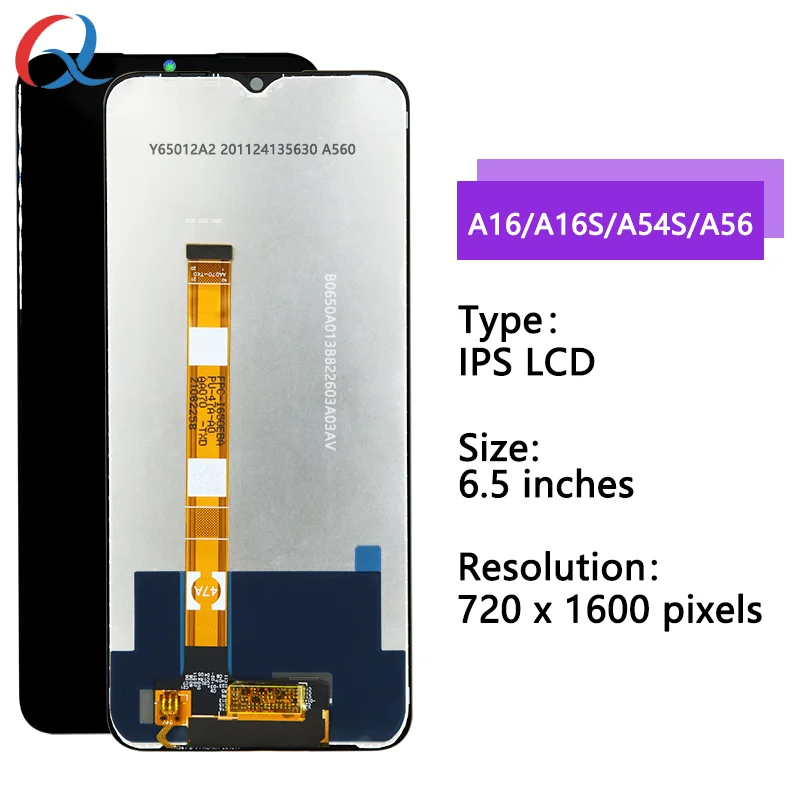 pantalla Lcd For Oppo A54s A56 A16s A16 screen replacement for oppo a16 lcd Mobile Phone Lcds For Oppo a16 a16s display