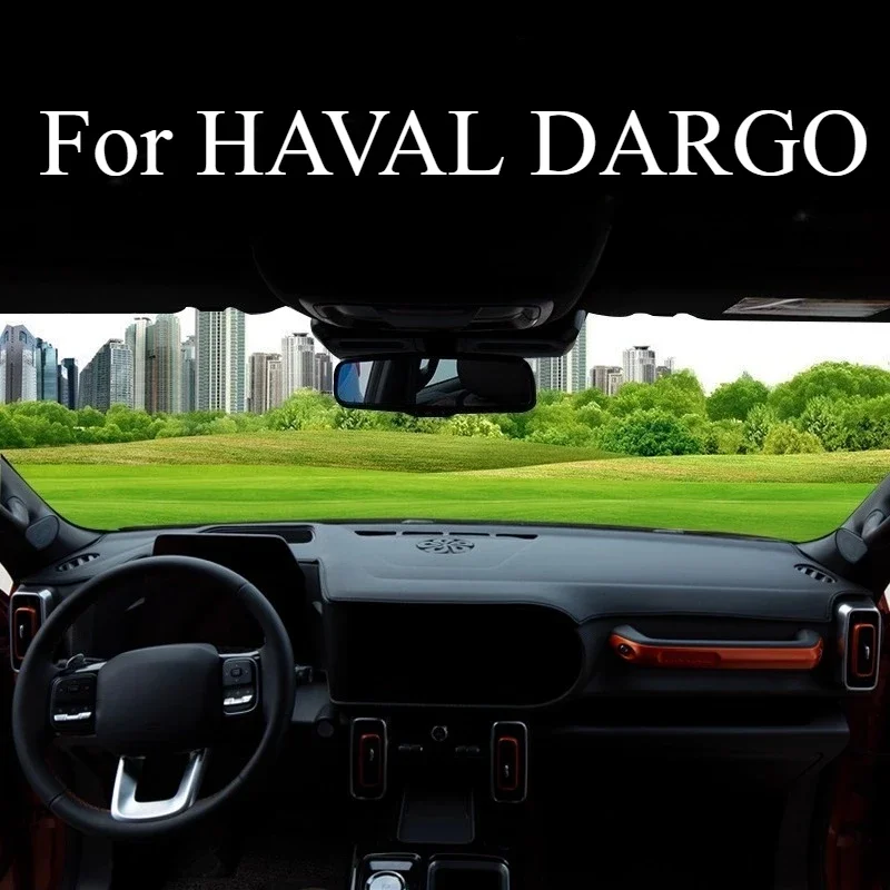 

Солнцезащитный коврик для приборной панели с левым рулем для HAVAL DARGO 2021-2025 центральной консоли, солнцезащитный коврик, украшение интерьера, затеняющая накладка на приборную панель