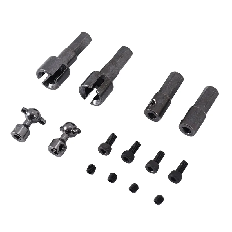 

FBIL-Metal Front & Rear Axle Drive Shaft CVD Set For WPL C14 C24 C34 B14 B24 B36 MN D90 MN99S RC Car Upgrade Parts
