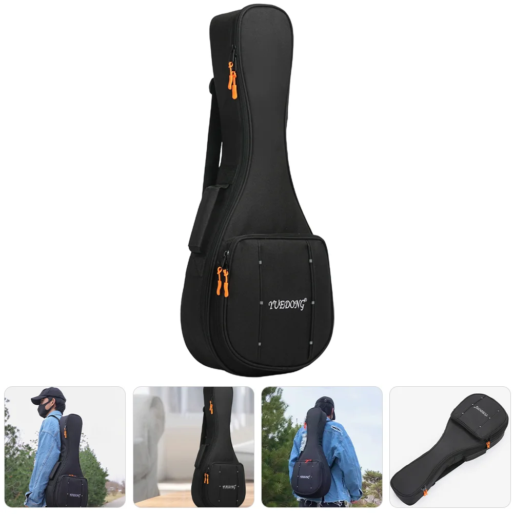 Mandolin Bag Adjustable Strap Storage Backpack Backpacks Musical Instrument Pouch Travel Case Oxford Fabric Container