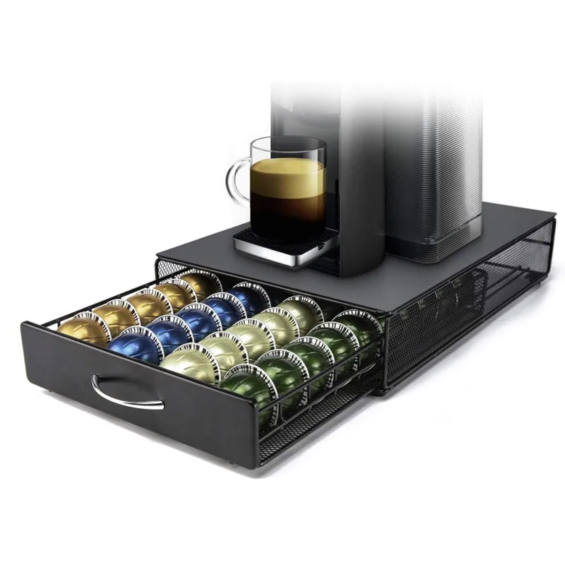 

Coffee Capsule Pod Holder Nespresso Vertuoline Dolce Gusto Capsules Storage Rack Verismo Vertuo Lavazza Organizer Drawer