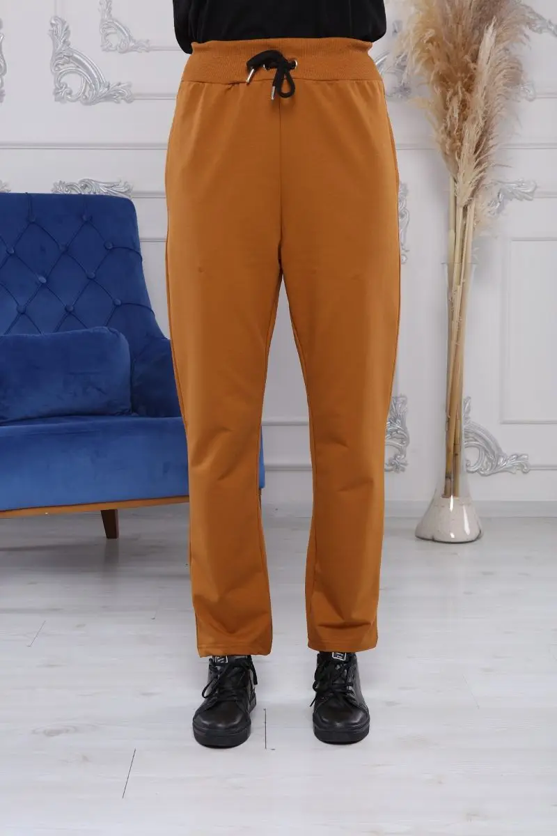 Dark Mosterd Vrouwen Joggingbroek