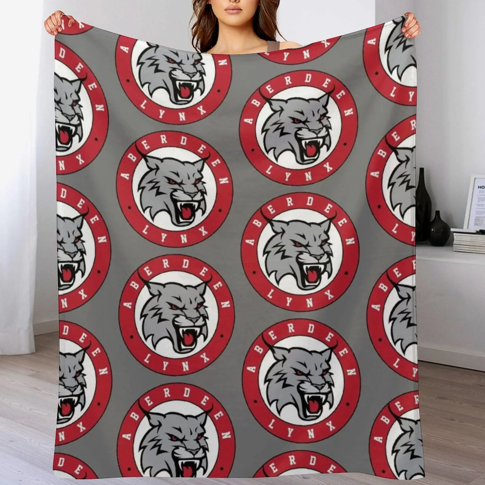 

RED Lynx Logo Throw Blanket For Baby Picnic Single Blankets