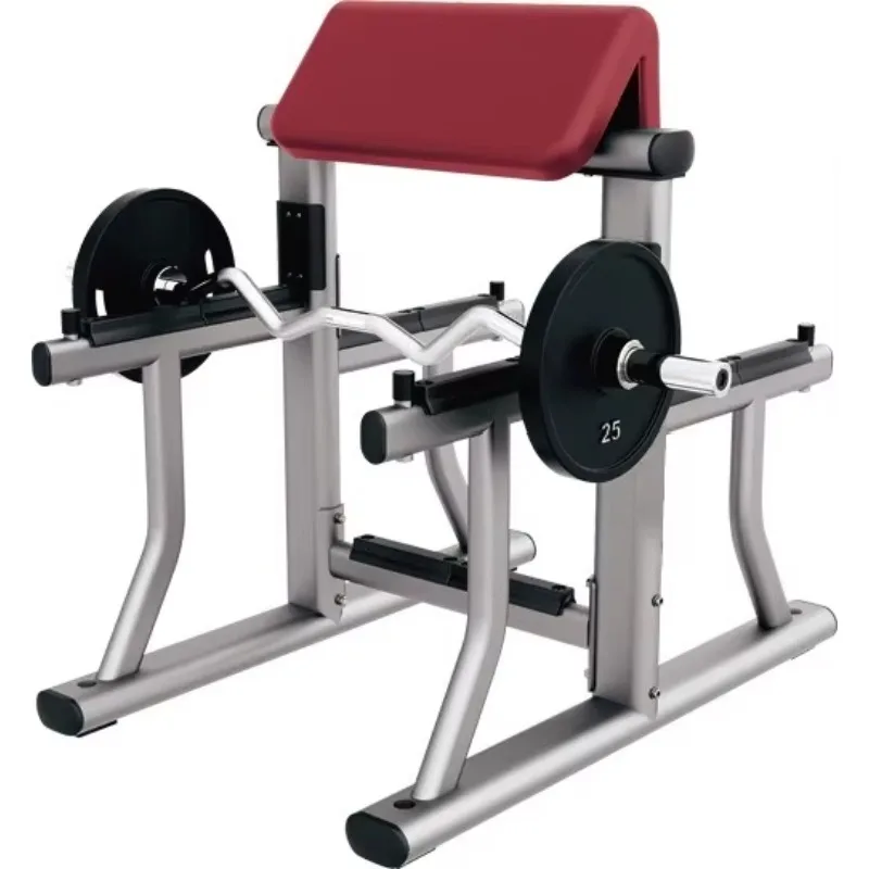 YTYIN Commercial Biceps Bench Preacher Curl Station OEM ODM Heavy Duty Steel Frame For Gym Free Weight Arm Training