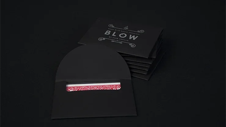 Made with Magic Presents BLOW By Juan Capilla (Gimmick and Online Instructions) Card Magic Tricks Illusions Close up Magic Props