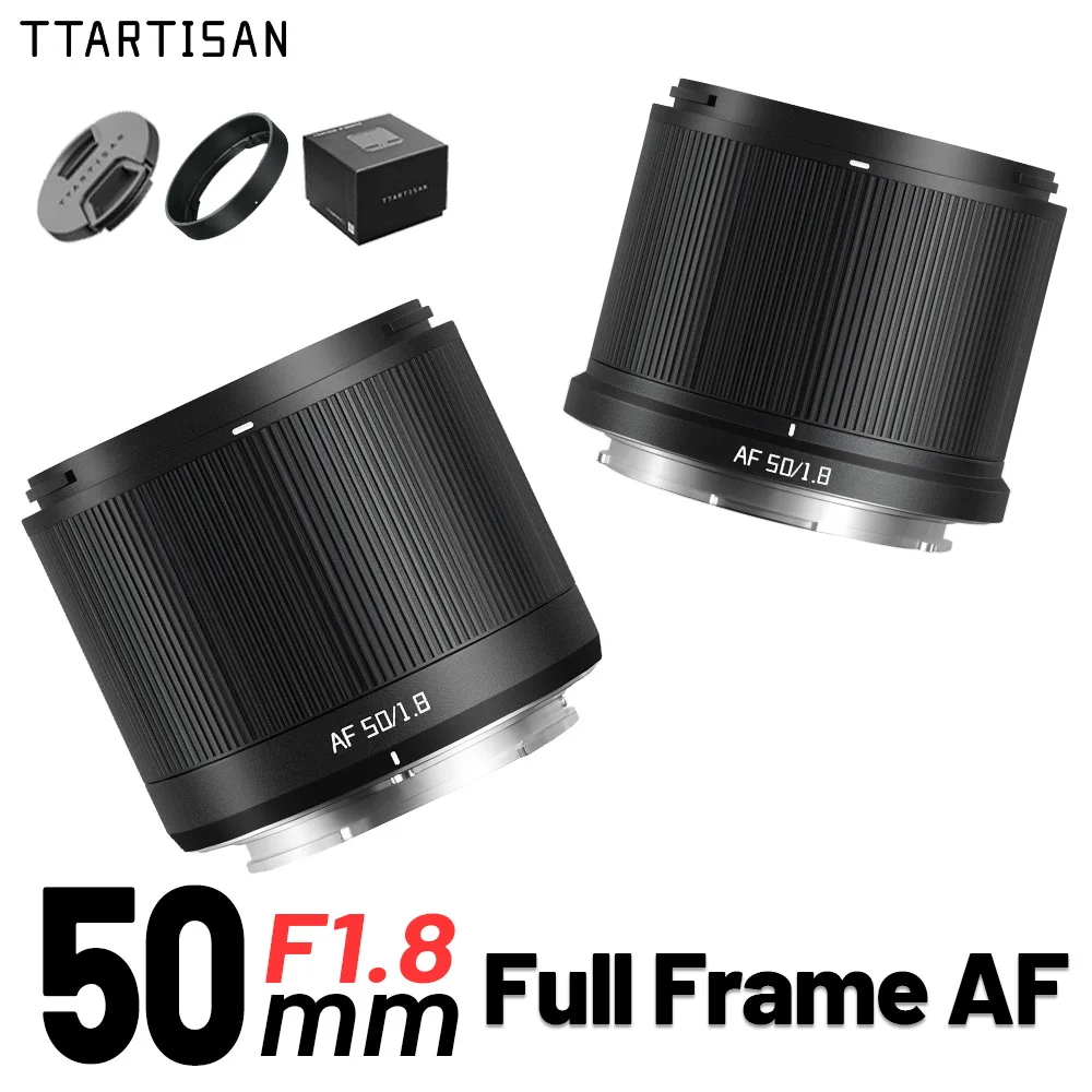 TTArtisan 50mm F1.8 NEO Vollformat Autofokus AF Objektiv für Spiegellose Kameras Sony E FE Nikon Z Leica Sigma Lumix L-Mount A7C A7R Z6 Z7