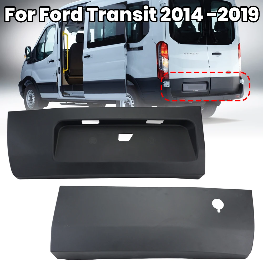 for Ford Transit 2014 -2019 EU Version Rear Door Moulding Lower Trim Exterior Panel Replaced Black Durable cars accessories tool