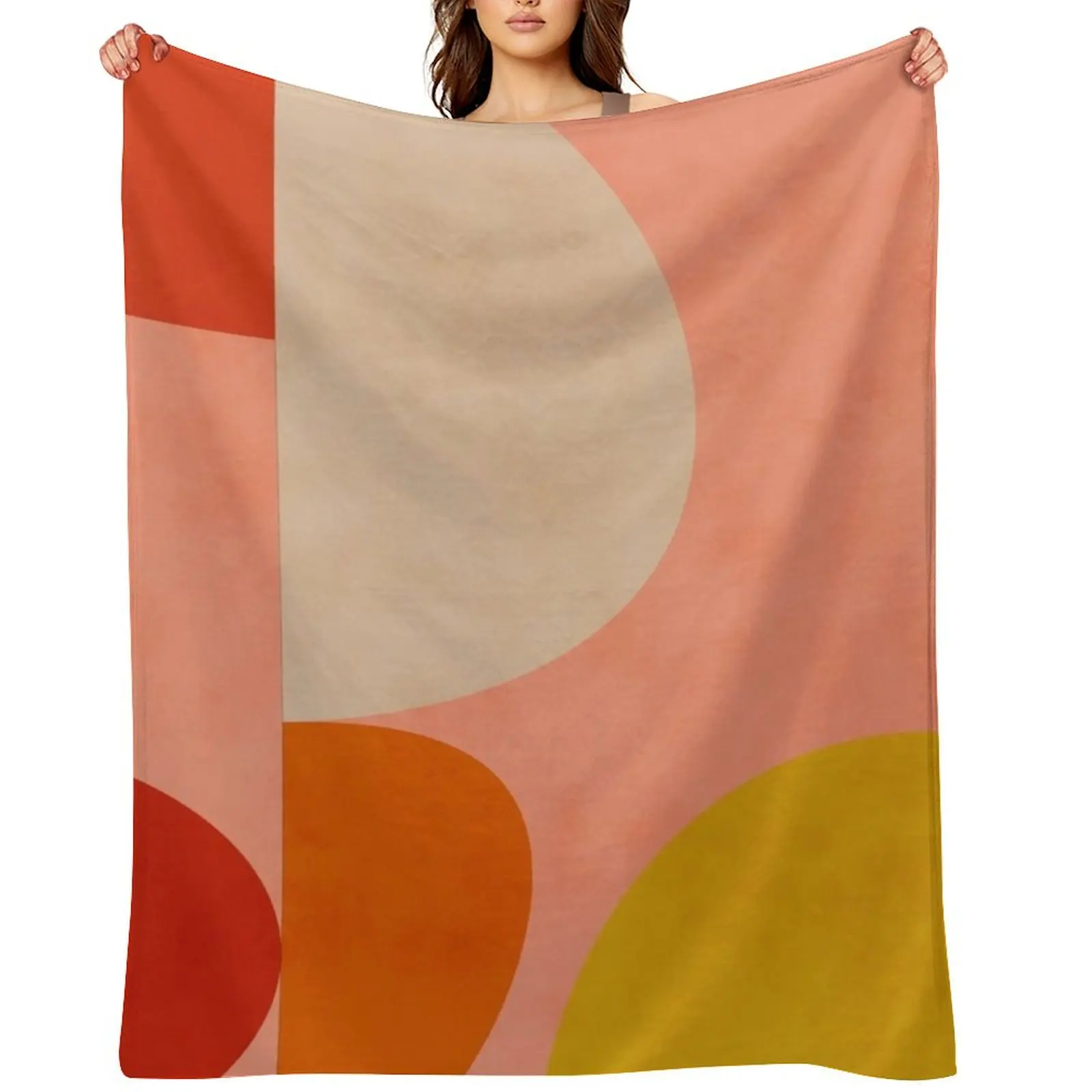 

geometric shapes abstract 2 Throw Blanket Hair Decoratives Beautifuls Bed covers Blankets