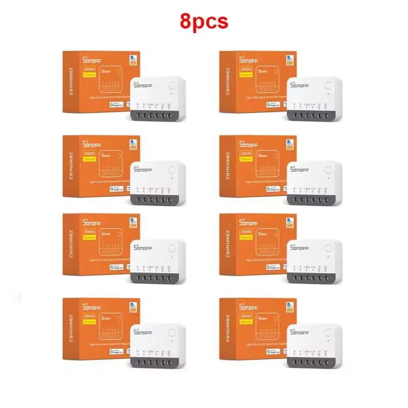 SONOFF ZBMINIR2 Zigbee Mini Smart Switch Smart Home Stroomonderbreker Afstandsbediening via eWeLink Compatibel met Zigbee Hubs