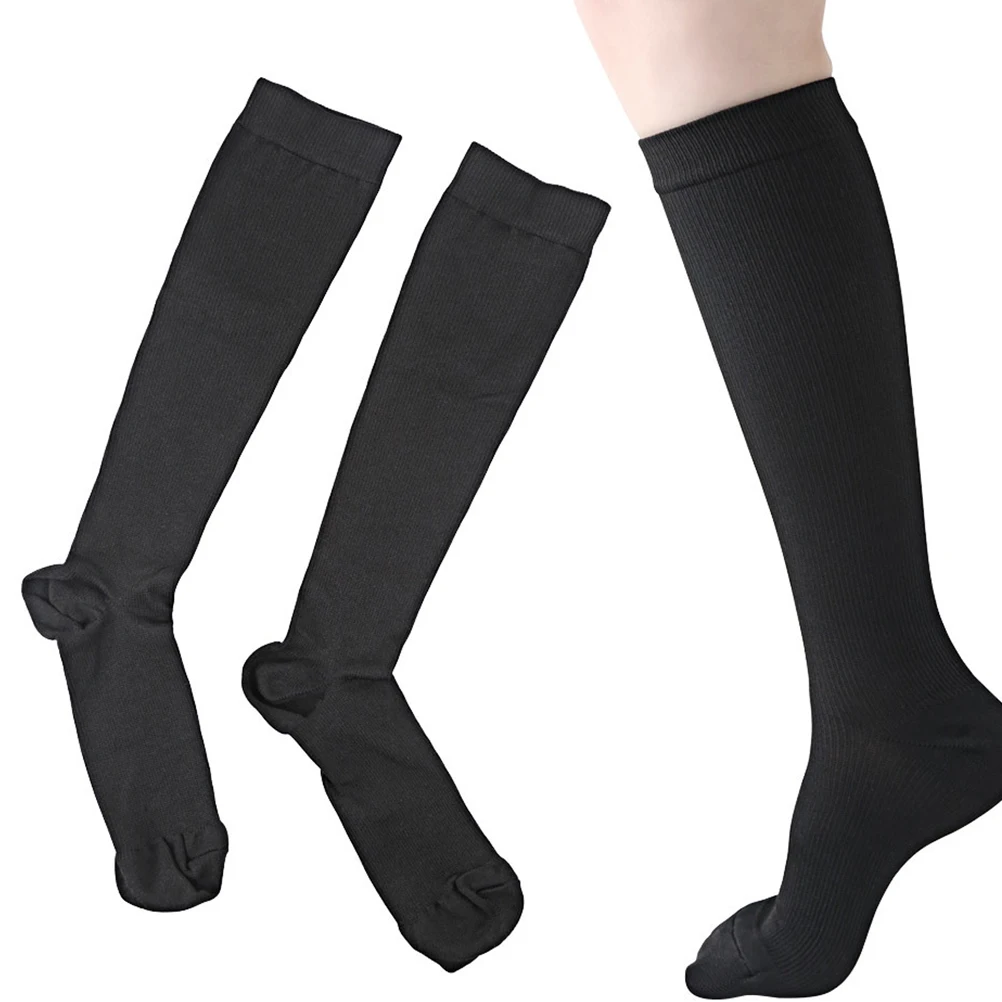 

Compression Socks Medium Pressure Stockings Leg Sleeve Hose Sports Sock Breathable Elastic Material Anti Fatigue Swelling