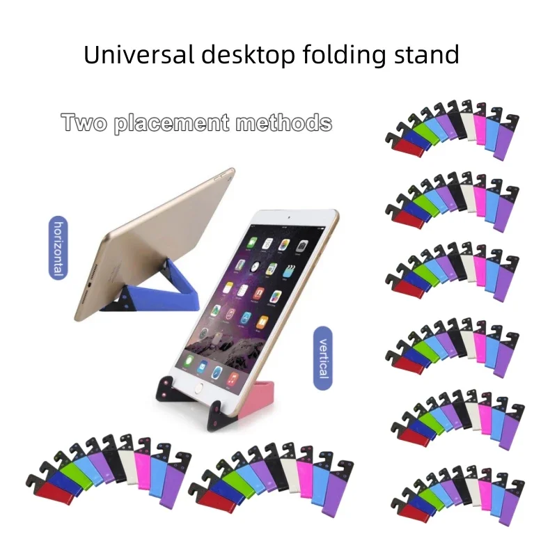 1 Pcs V-Shaped Universal Foldable Mobile Cell Phone Stand Holder For Smartphone Tablet Adjustable Support Phone Support Bracket