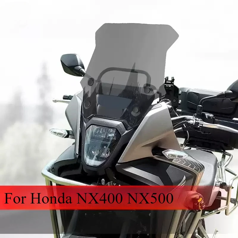 

For Honda NX400 NX500 Motorcycle Modding Windshield Windscreen Heightened and Modified Transparent Front Glass Wind Deflectors