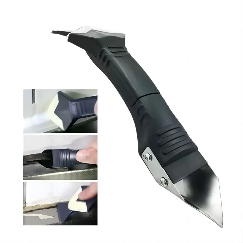 Outils de calfeutrage en Silicone 4 en 1, grattoir, tondeuse, outil de revêtement de collage et de collage