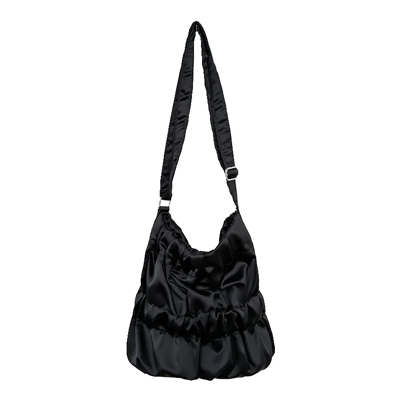 

【Premium】Designer's Trendy Silk Pleated Cloud Bag, Korean Women's Single Shoulder Crossbody Casual Women's Bag