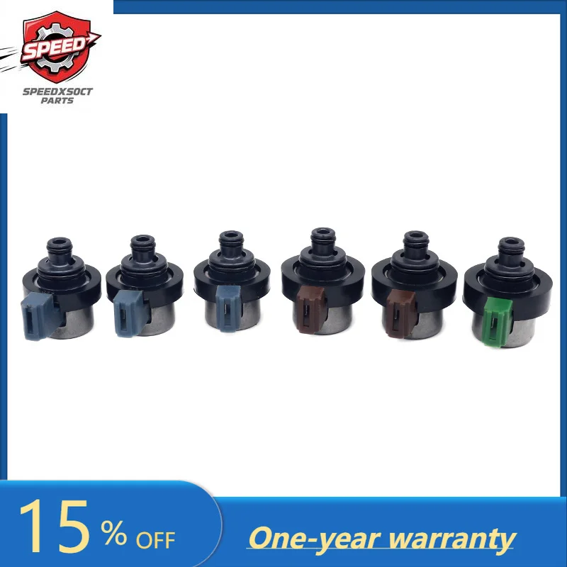 

6 Pcs Transmission Solenoid Valve Kit 4EAT 31939-AA191 31939AA130 31939AA160 for Subaru Baja Forester Impreza Legacy Outback
