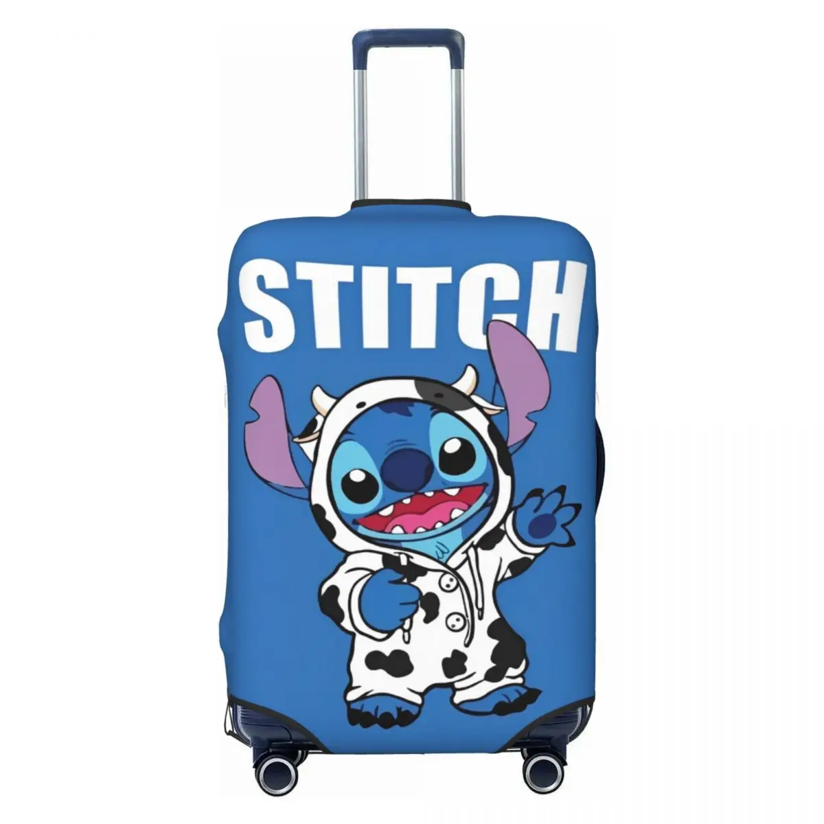 Stitch Cartoon Cute Suitcase Cover Vacation Travel Fun Luggage Case Protector