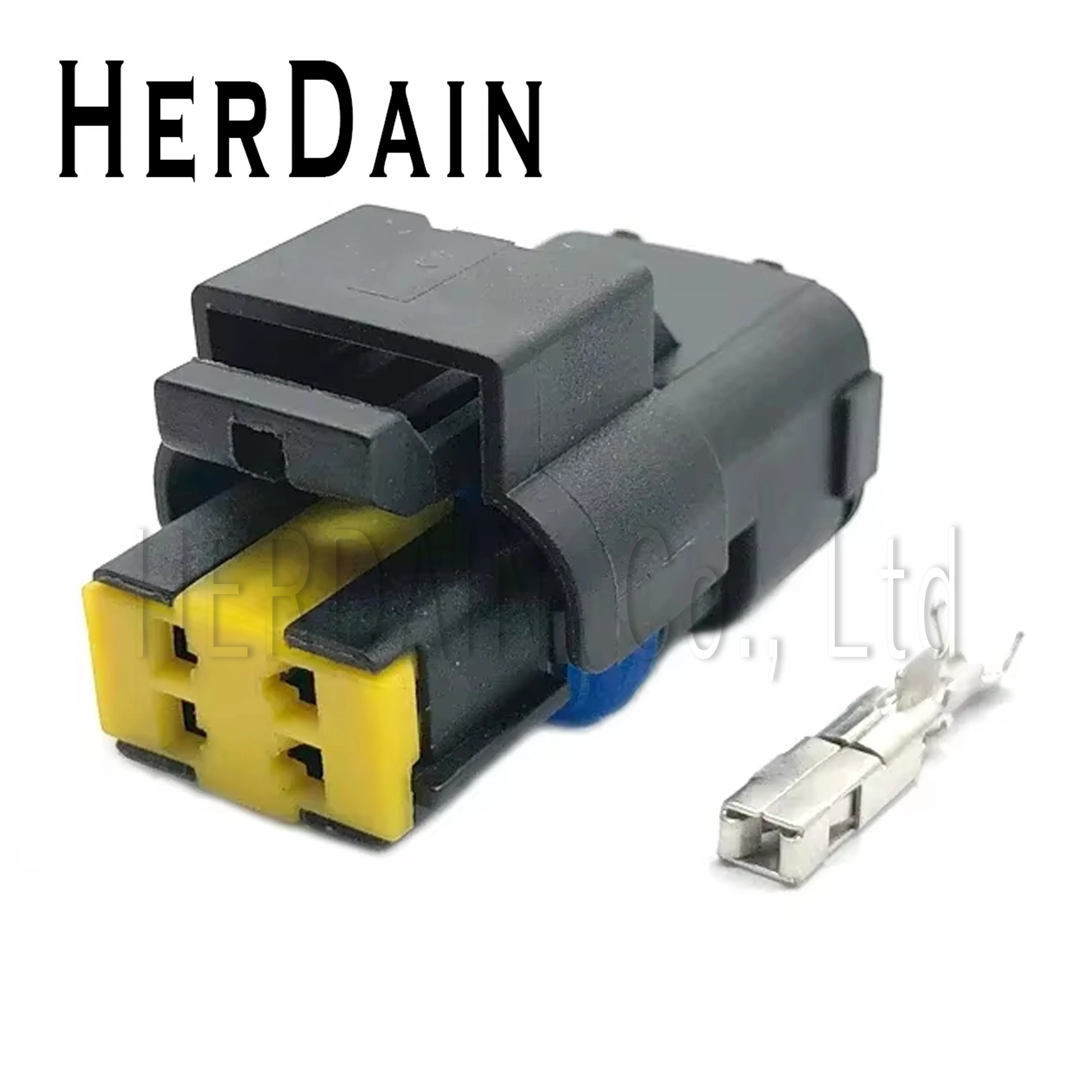 

1 Set 4 Pin Daytime Running Lights Headlight Waterproof Connector Cable Auto Female Water Temperature Sensor Wire Plug 15369055