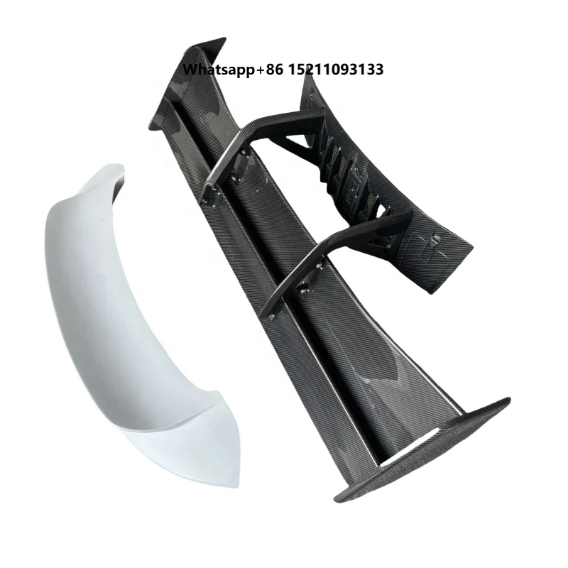 911 992 Carrera Upgrade GT3RS Style Dry Carbon Fiber Rear Spoiler Double Deck Trunk Spoiler  911 992