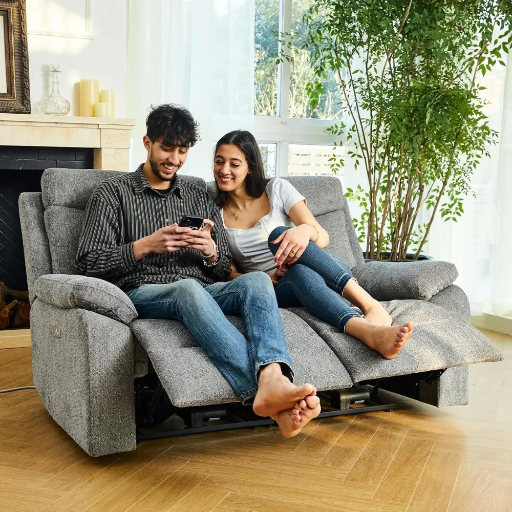 Reclinabile Loveseat di grande potenza per adulti. Divano reclinabile per Home Theater, comodo divano a due posti reclinabile per soggiorno