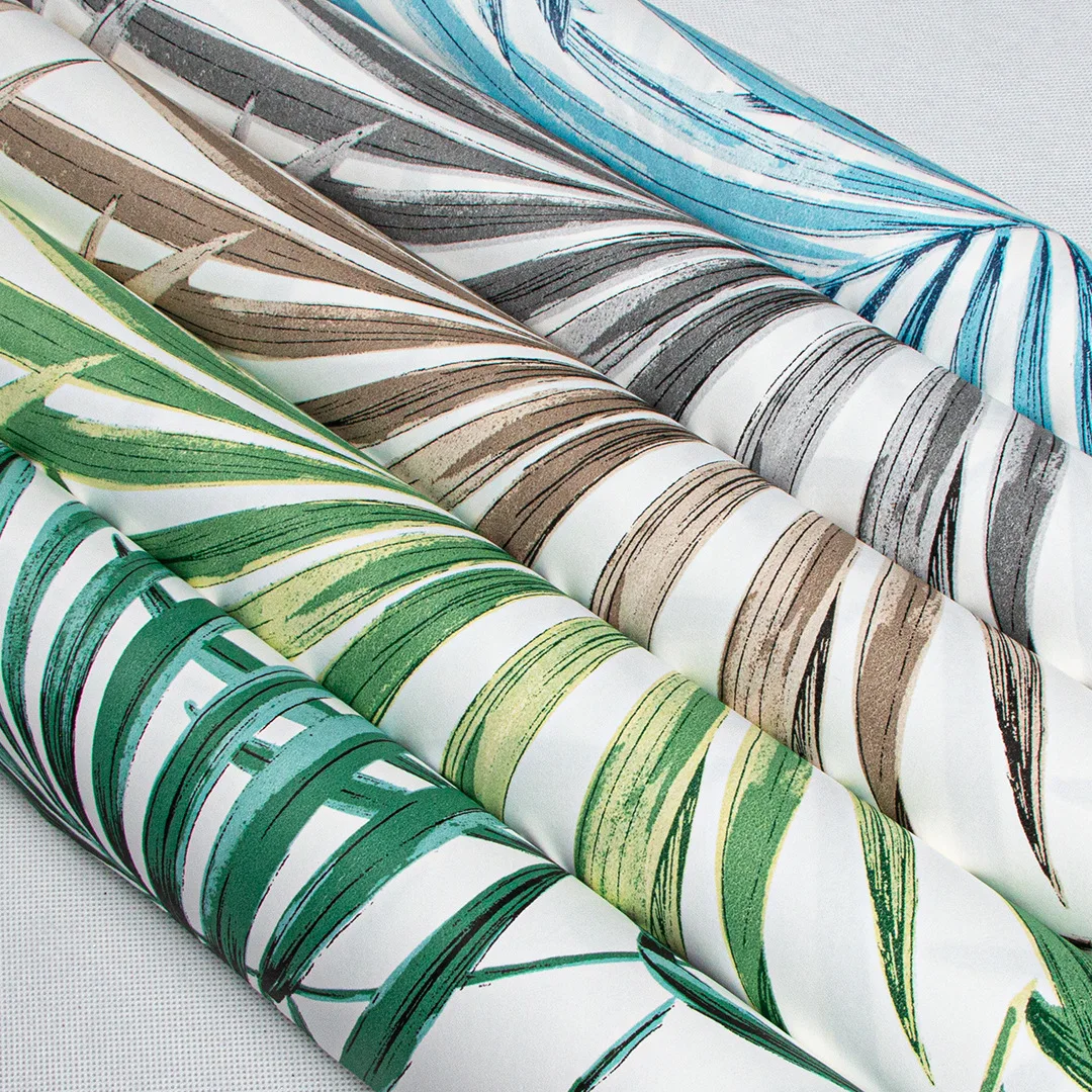 جنوب شرق آسيا نمط النباتات الخضراء خلفية لغرفة المعيشة أريكة خلفية غرفة نوم اللوح الأمامي غير المنسوجة جدار تغطي راي الاستوائية #4