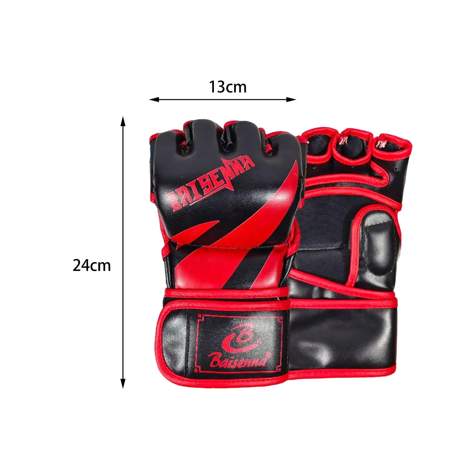 

Mma Gloves Half Finger Men Women Fight Gloves Half Mitts Kick Boxing Gloves