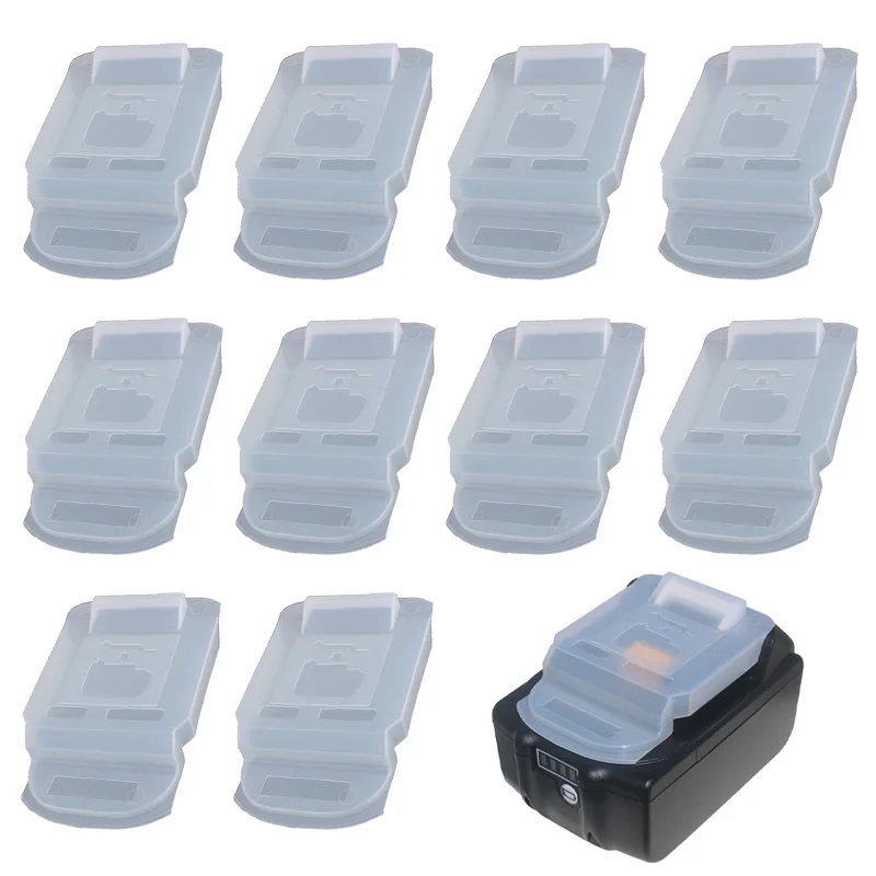 Capa Protetora contra Poeira para Makita Bateria Li-ion Tampa de Proteção de Contato Suporte da Bateria 14.4v 18v Pcs 10 Pcs