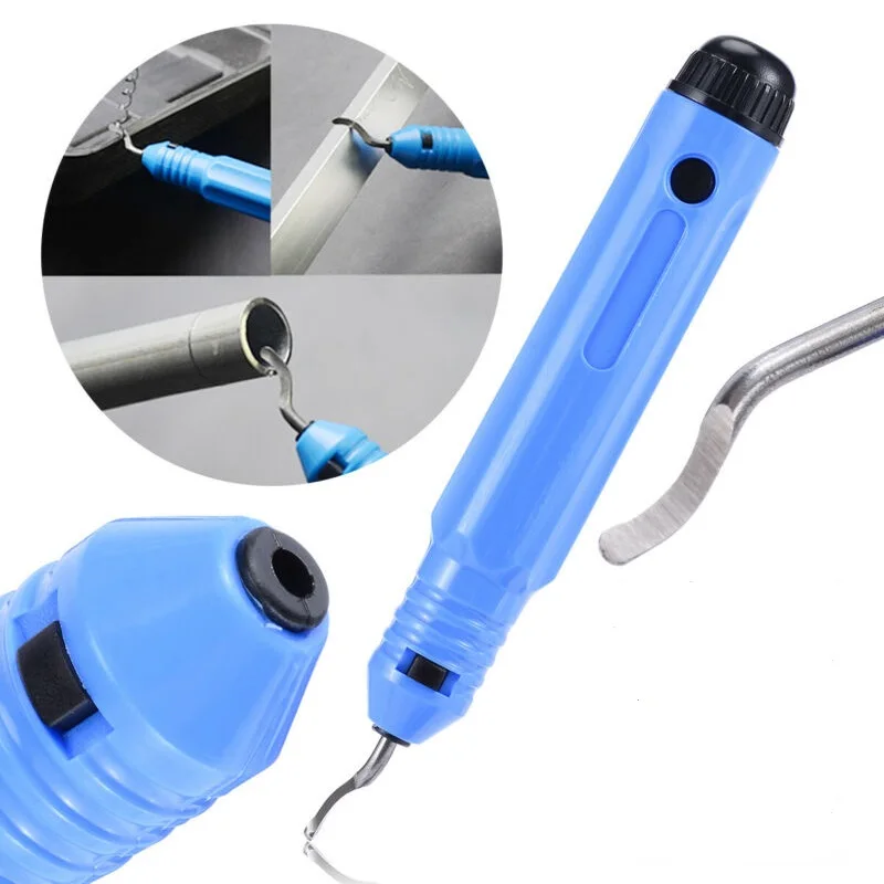 1pc NB1100 Burr Handle/10pcs Cutting Blades 147mm Hand Deburring Rough Edges Tools For Pipe End Deburring Tools Kit
