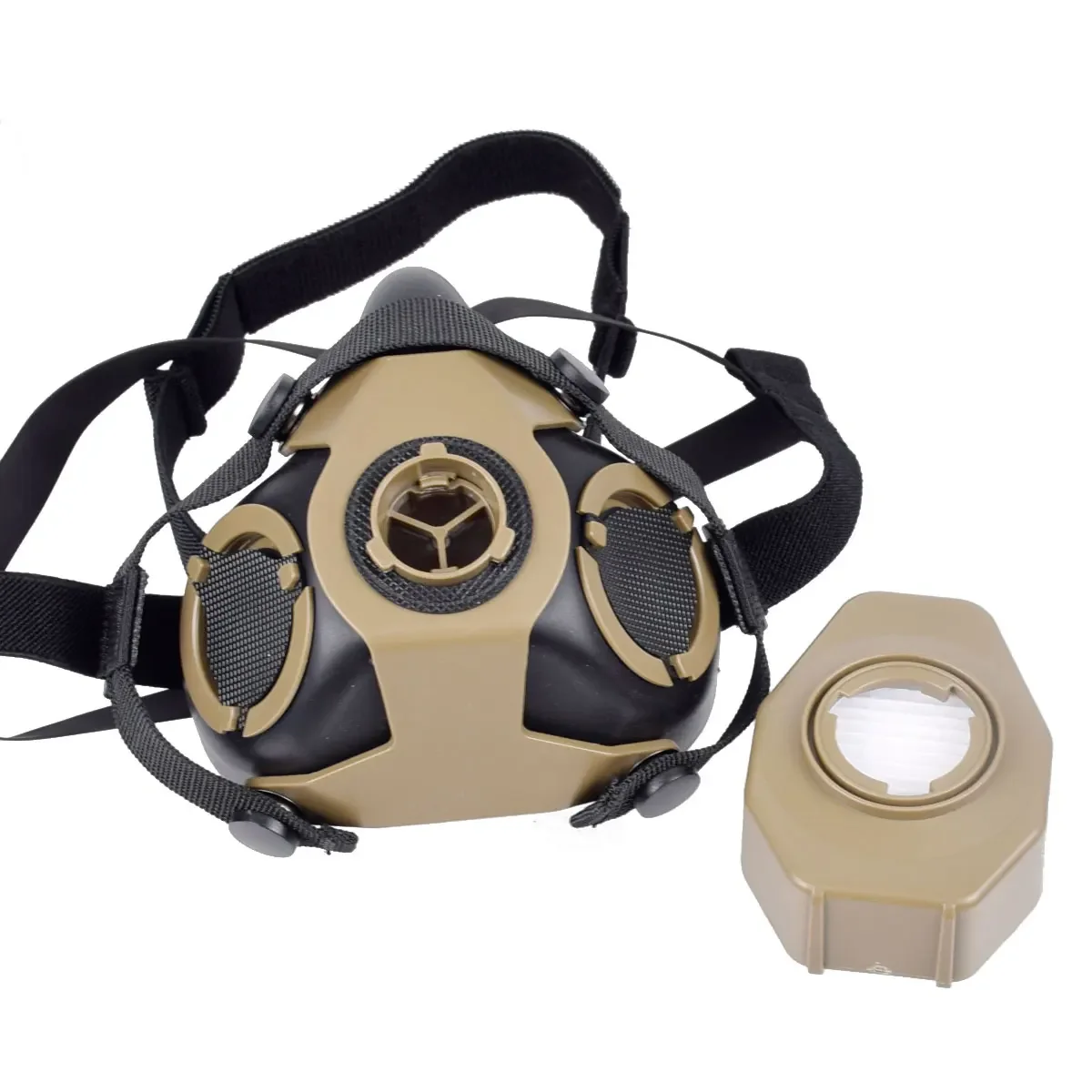 SOTR Special Operations Tactical Respirator Half-mask Replaceable Filter Antidust Mask Wargame Shooting Paintball Accessories