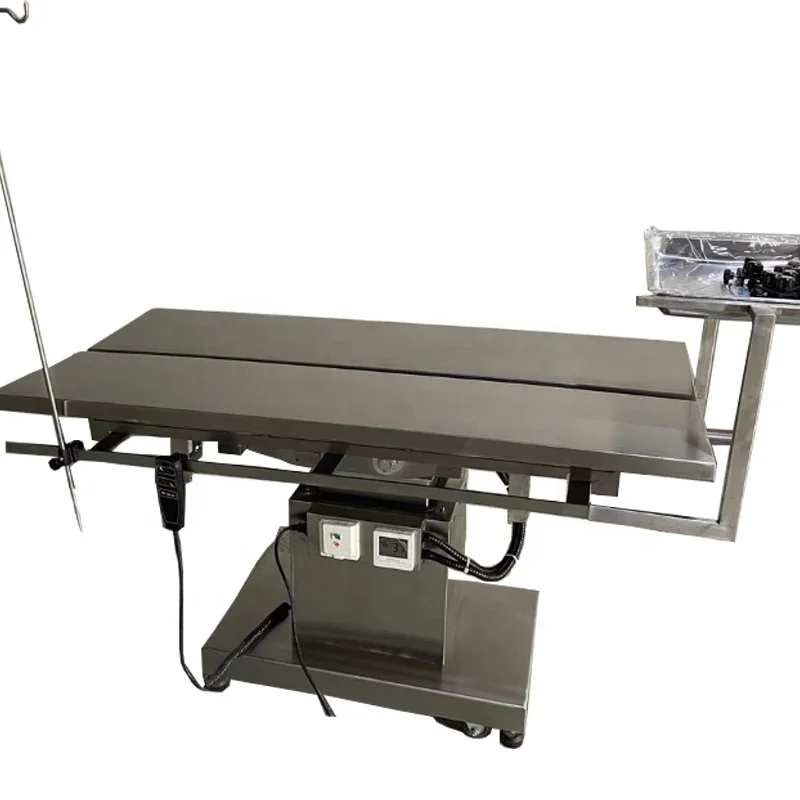 Professional Supplier DMVT02 Electric Animal Operating Table Veterinary Stainless Steel Bed For Sale