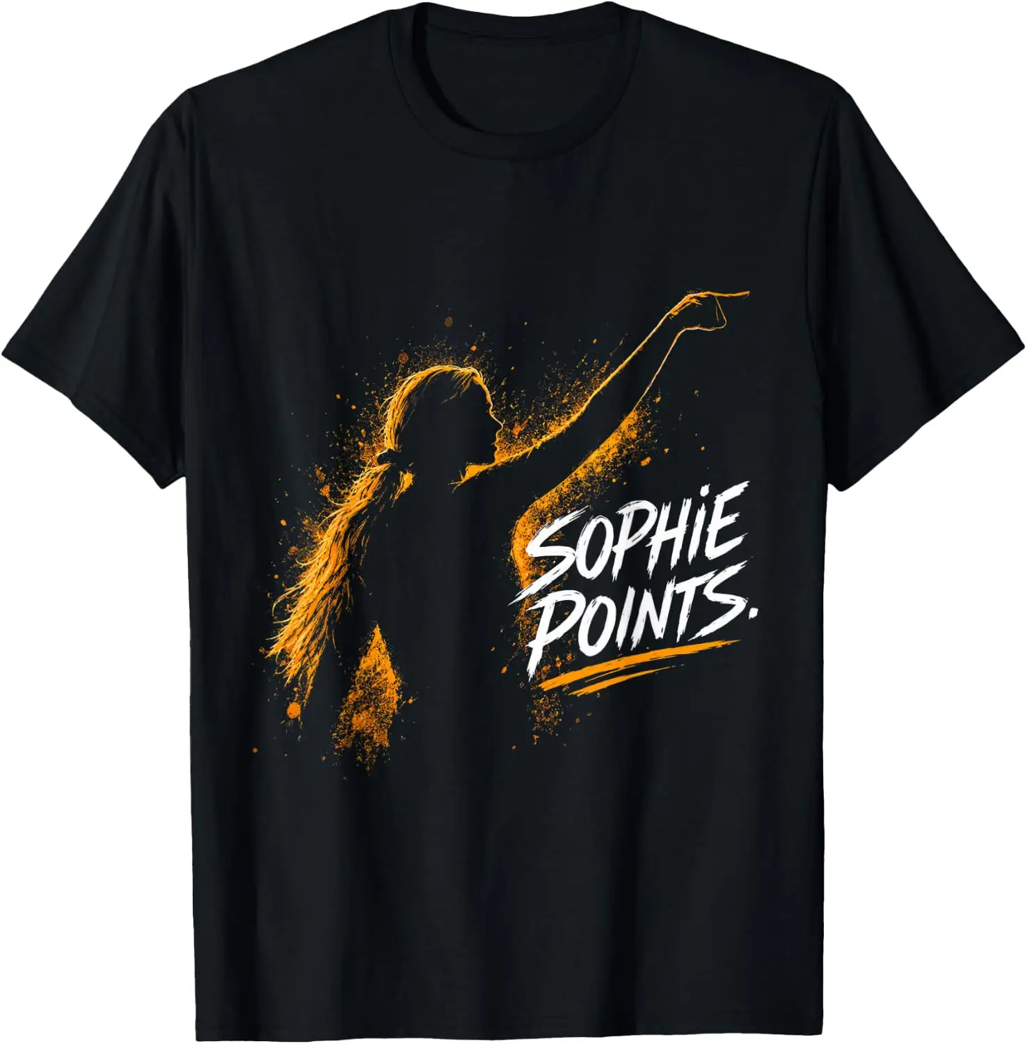 Sophie Pointing Meme Funny Basketball T-Shirt 100% Cotton Trendy Y2K Short-Sleeve Tee-Soft, Quick-Drying, Moisture-Wicking;
