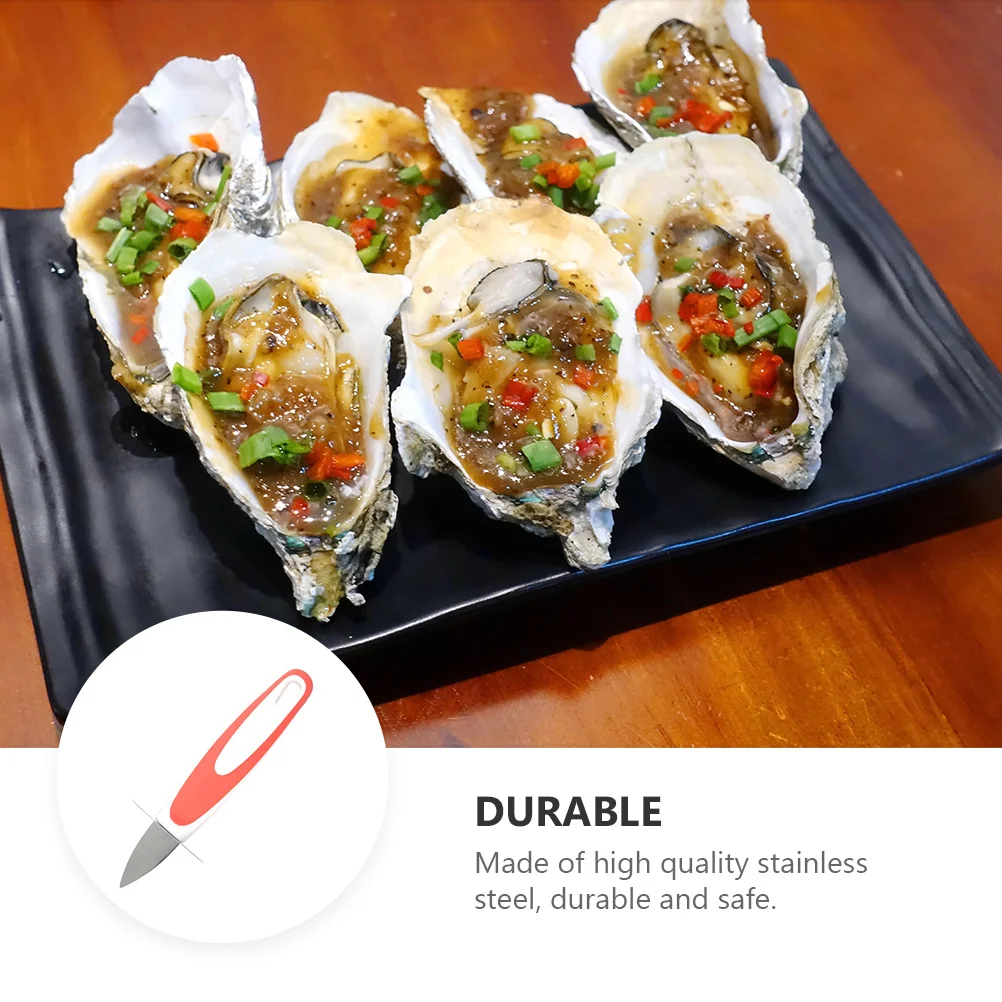 

1Pcs Stainless Steel Oyster Shucking Tool Ergonomic Non-Slip Handle Practical Seafood Shell Opener Cutter Oyster Cutter