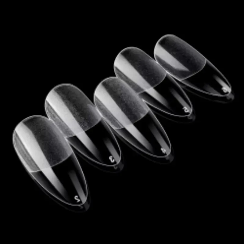 120 autocollants pour faux ongles à couverture complète — talons Stiletto/forme d'amande/carré/forme de café/Style français, Gel amovible pour faux ongles Exte