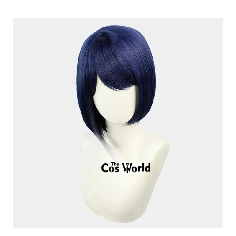 

2025 11 Kujou Sara 35 см короткие прямые игры косплей парики волокно термостойкие синтетические волосы + шапочка для парика