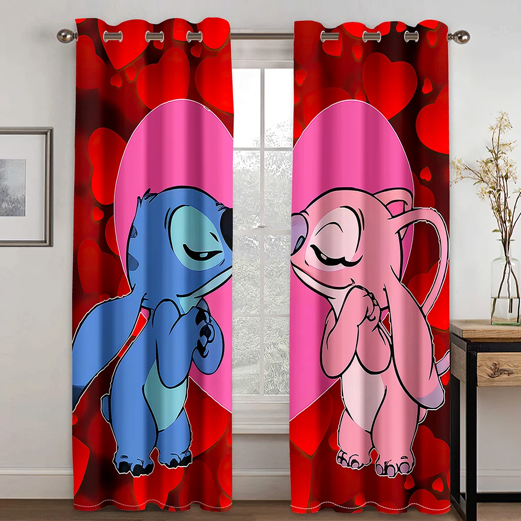 

3D Cheap Cartoon Characters Sunshade Curtains 2 Panel Children's Favorite Home Decor Curtains Living Room Bedroom Decor Curtain