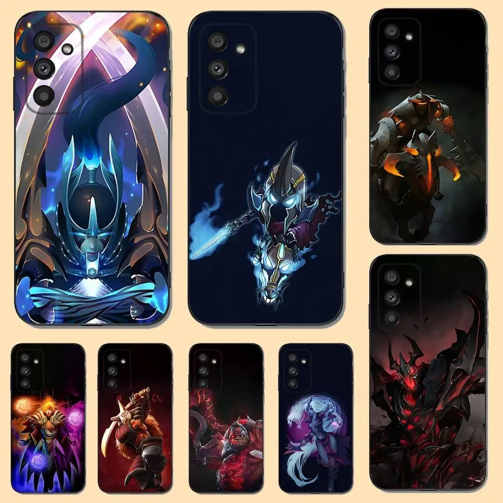 حافظة هاتف Game D-DotaS 2 لهاتف سامسونج S 25,24,23,22,30,21,10,9,Ultra,Plus,Lite,FE,4,5G حافظة سوداء ناعمة #1