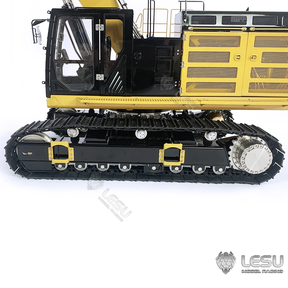 Przedsprzedaż LESU 374F 1/14 Hydrauliczna Koparka RC C374F Zmontowana Zdalnie Sterowana Koparka Ciężki Maszynowy Model z Systemem Oświetlenia Zabawki