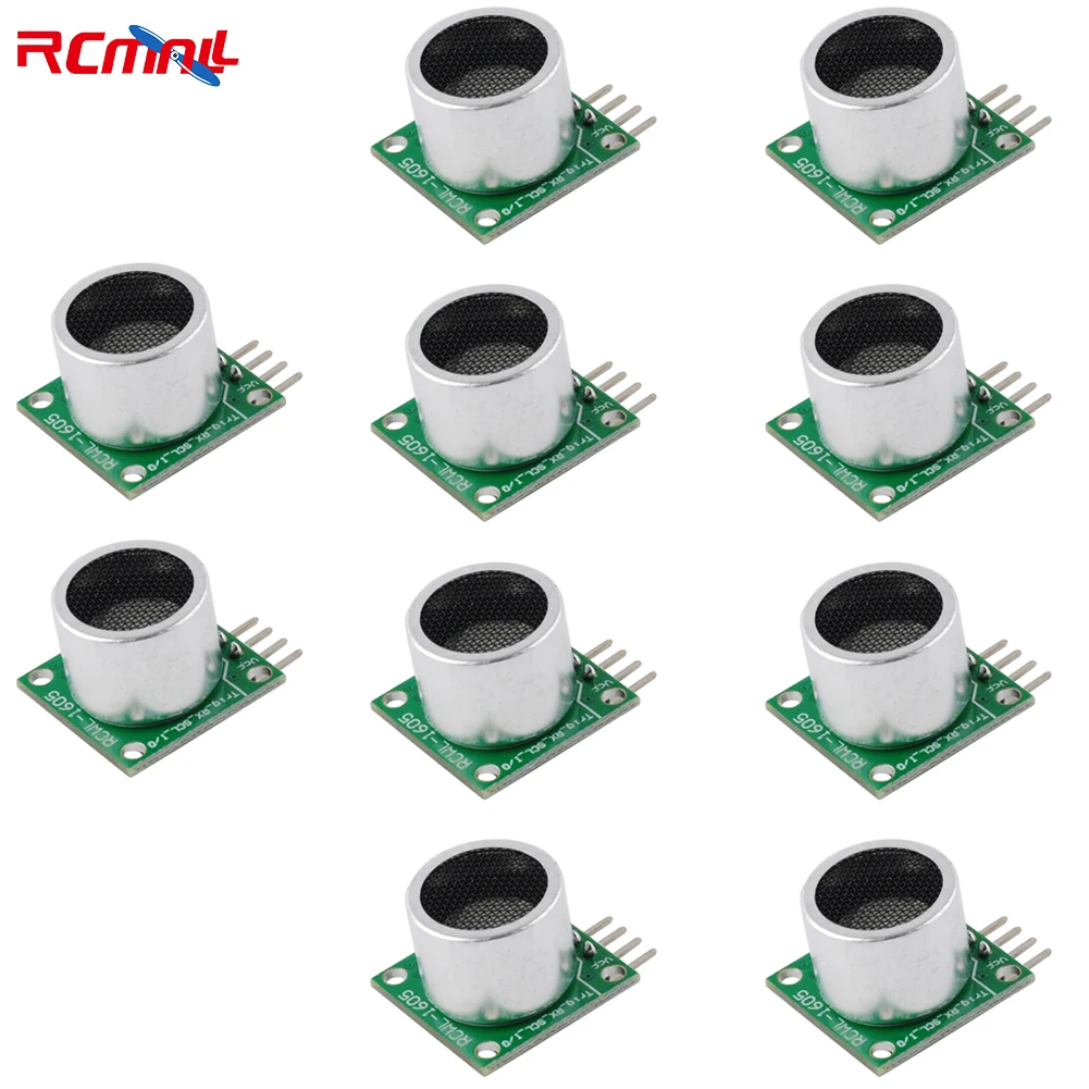 

10 шт. RCWL-1605 трансивер встроенный открытый ультразвуковой модуль дальности GPIO последовательный IIC одиночная шина для робота для предотвращения препятствий
