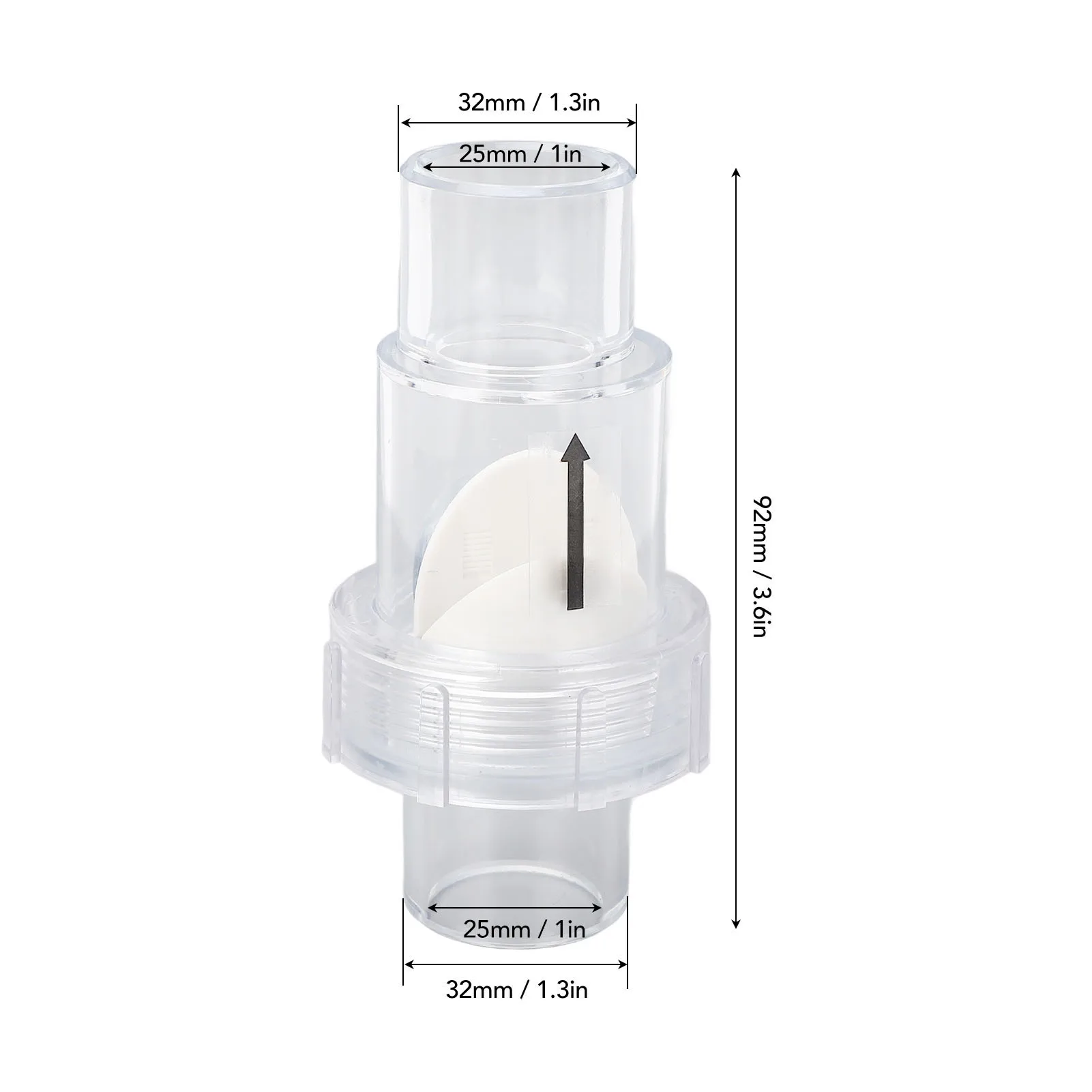 

Drain Backflow Preventer Threaded Connection Inner DN25 Outer DN32 Drainage Pipe Valve for Air Conditioning System for Factory