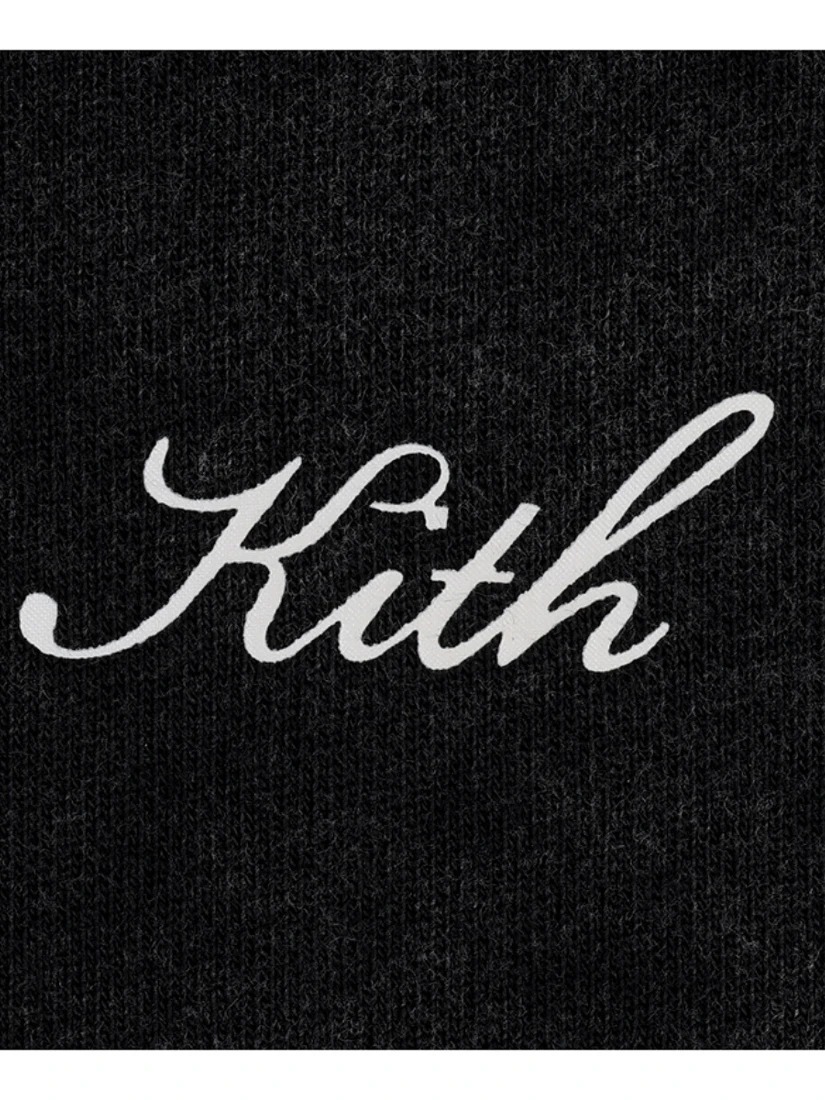 

KITH Винтажная свободная футболка с восковой краской и буквенным принтом ex ort Sve Молодежная модная хлопковая круглая футболка Ne Color