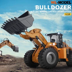 WLTOYS 14800 1:14 8CH Electric Remote Control Dozer RC Truck Beach Toys RC Engineering Car Tractor Excavator Toys for Children