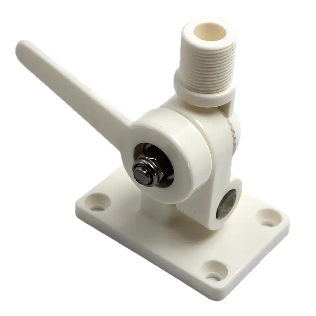 

Пластиковый кронштейн для антенны на палубе, аксессуары для лодок, основание с храповым механизмом для установки морской антенны