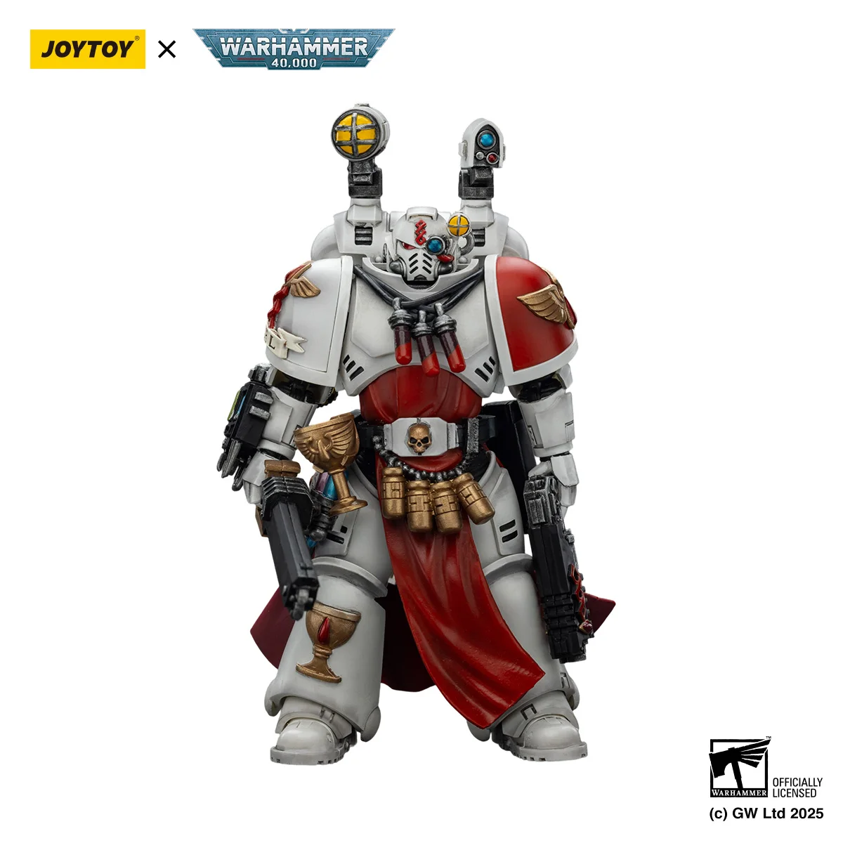 

JOYTOY Warhammer 40K 1/18 Action Figure Blood Angels Sanguinary Priest Anime figures Toys Model