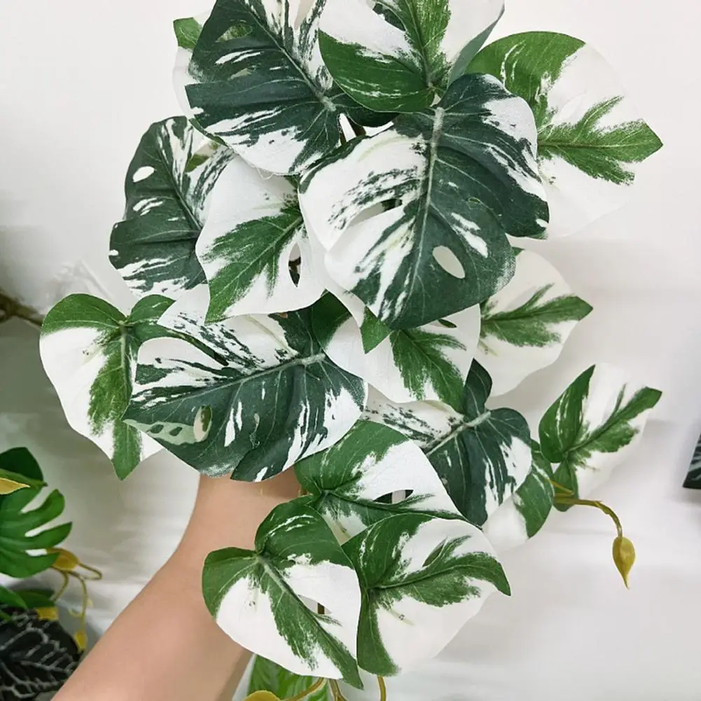 2026 Simulated Green Plants Miniature Bonsai Turtle Back Leaves Artificial Flowers Simulated Green Ivy Leaves Grape Leaves Decor