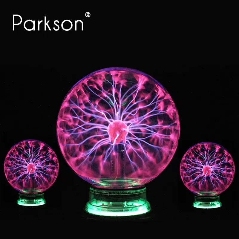 3/4/5/6/8 inch Novelty Magic Plasma Touch Sensitive Lamp Child Holiday Gift Indoor Desktop Decoration Glass Ball Night Lights