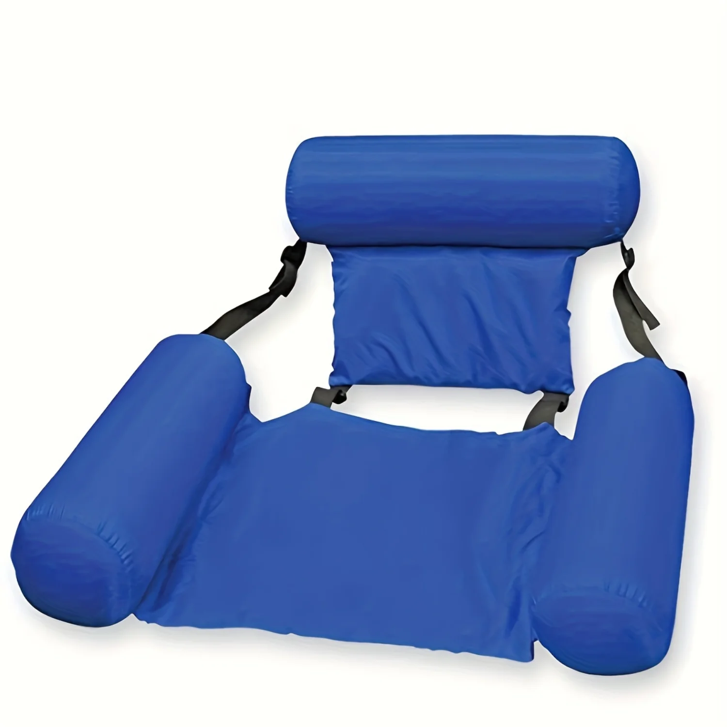 1pc Foldable Inflatable Floating Lounge Chair For Pool