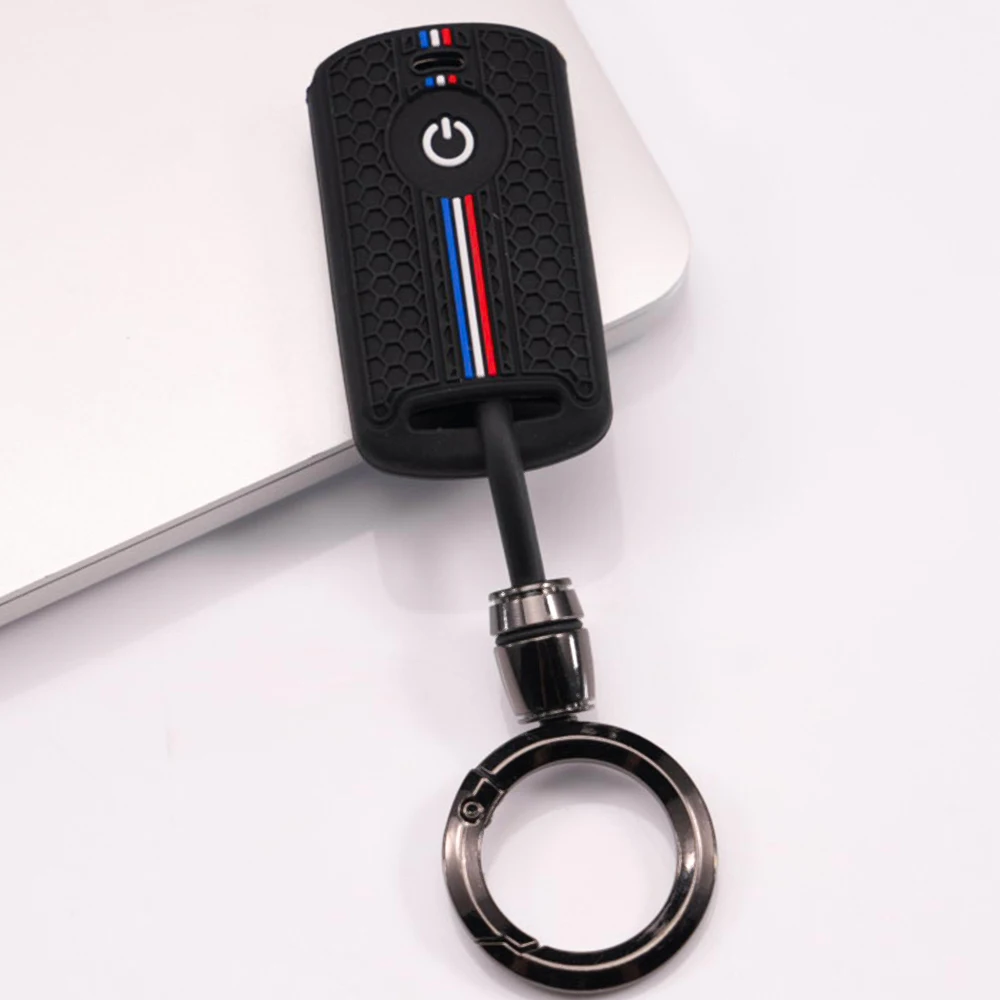 Soft Key Holder With Keychain For Honda PCX ADV Forza NSS Vario Click Scoopy Premium Protective Scratch Resistant Full Coverage
