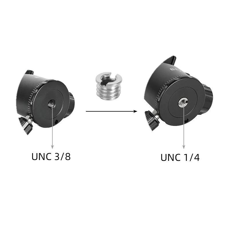 5 PCS Camera Accessories Camera Screw Conversion Nut 1/4 To 3/8 Inch Adapter Mount for Camera Tripod Monopod Ball Heads